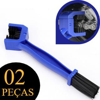 Escova Limpa Corrente Transmissão Universal Moto Acessório Limpeza Casa Moto Carro Bike