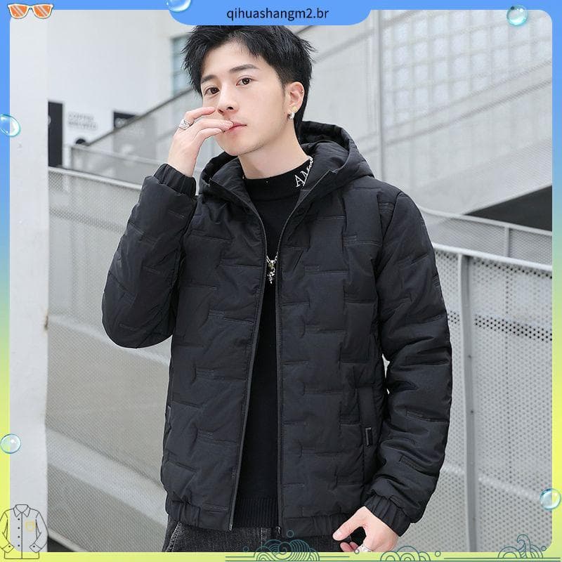 Jaqueta acolchoada primavera outono inverno jaqueta acolchoada masculina novo estilo na moda jaqueta Casual juventude ja