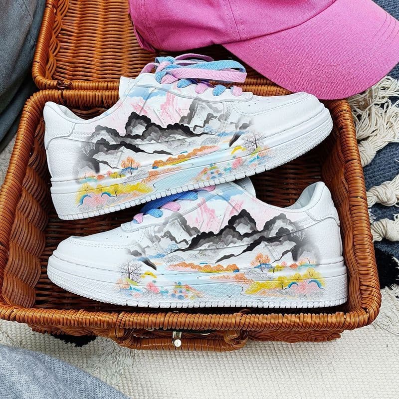 Graffiti tênis sapatos esportivos tênis na moda Anime All-Match 2026 primavera outono novo estilo casal tênis estilo mas