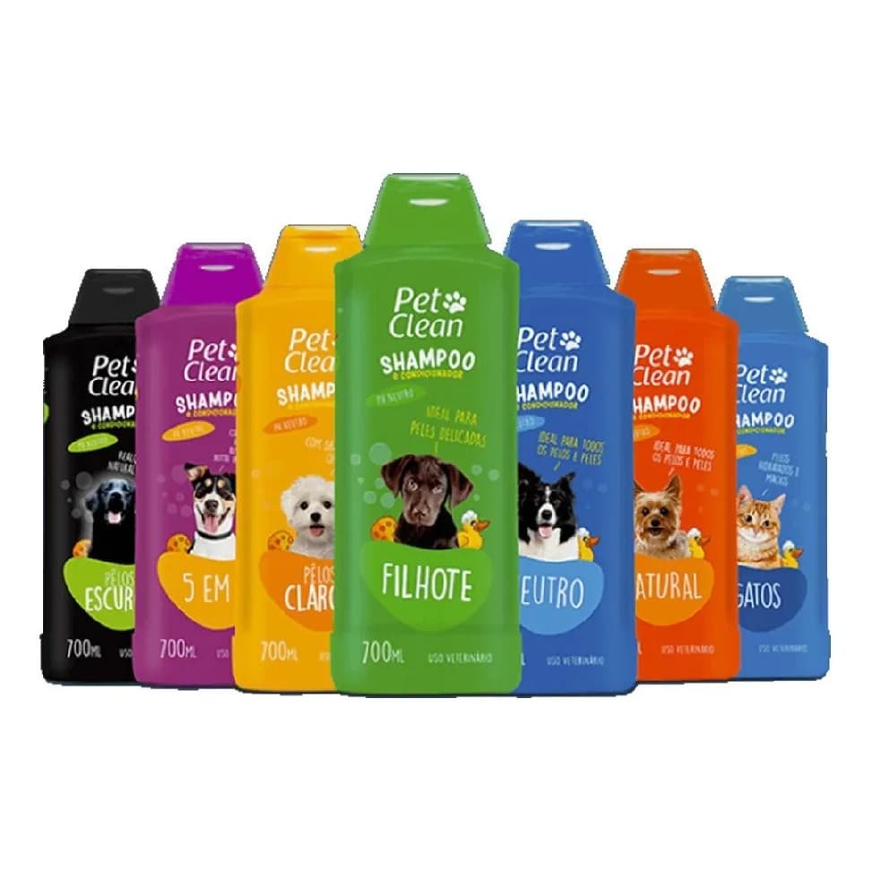 Pet Clean Pet Shampoo 700ml Ph Neutro Cachorro E Gato