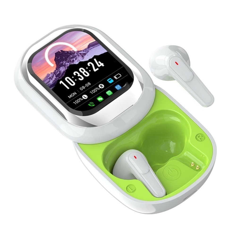 Fone Bluetooth Sem Fio com Tela Touch Slider | Hi-Fi | Cancelamento de Ruído | Bateria de Longa Duração