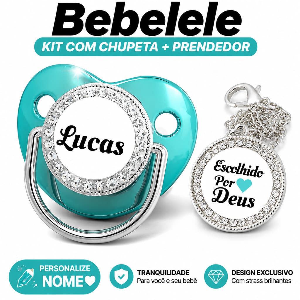 Chupeta para bebês com nome personalizado do bebê, chupeta de silicone BPA Free &8XNQ