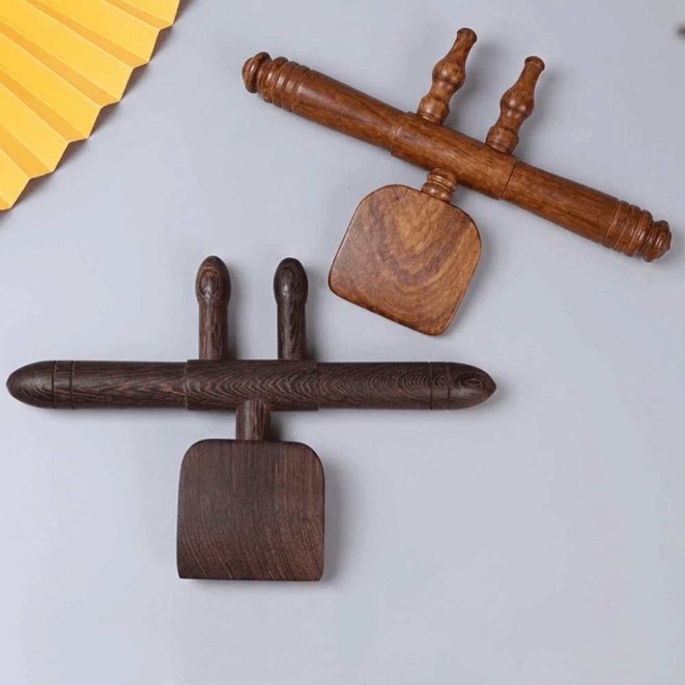 Raspador Gua Sha , Ferramenta De Massagem De Relaxamento Muscular Sólido , Massageador De Costas Tradicional Portátil Du