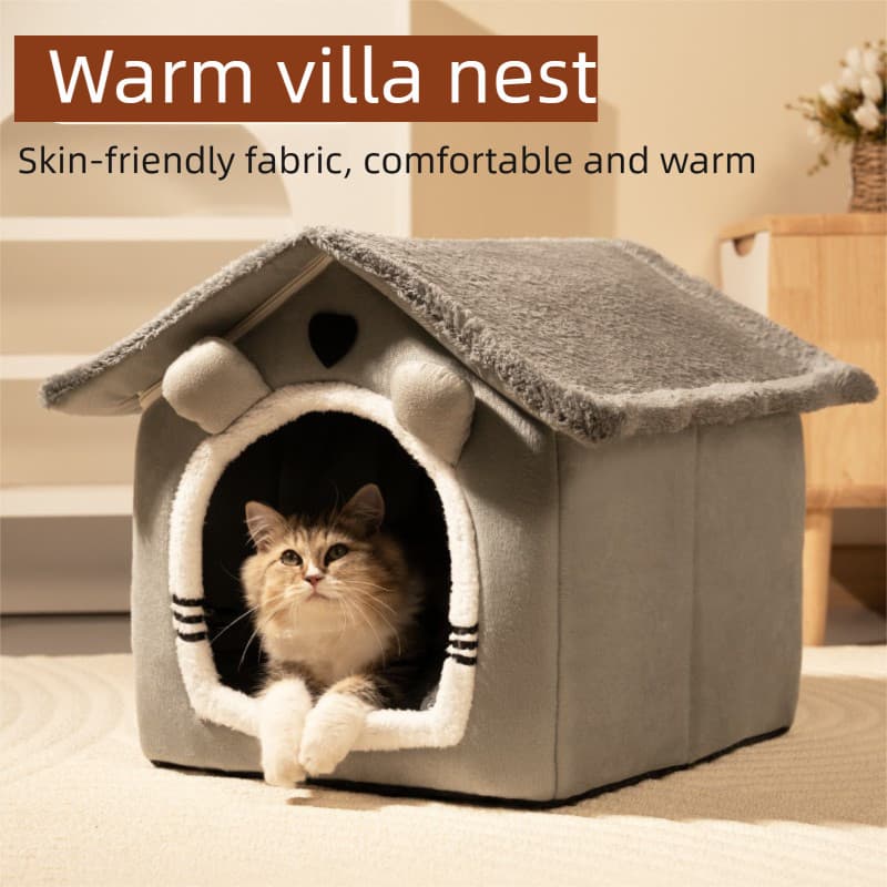 🚗Mais Vendido🚗 Casinha para Animais de Estimação, Cama para Gato, Cama para Cão para Todas as Estações, Casinha para Gat