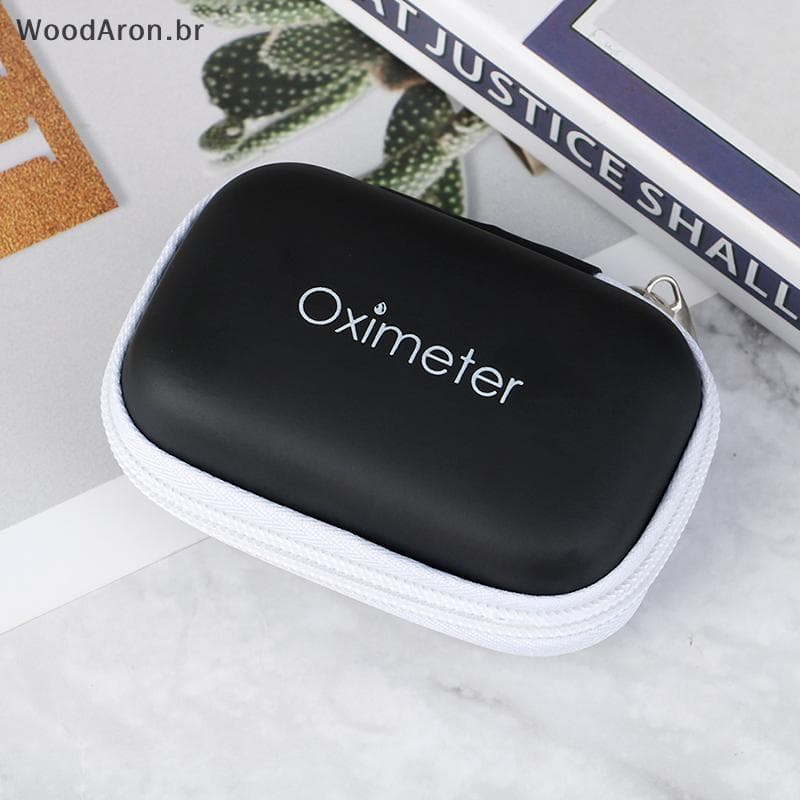 WoodAron Oxímetro De Pulso Monitor Bolsa De Dedo Medidor De Oxigênio Digital Com Zíper br