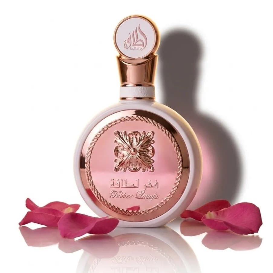 Perfume Feminino Fakhar Rose 100ml  Importado Floral Sofisticado e Duradouro