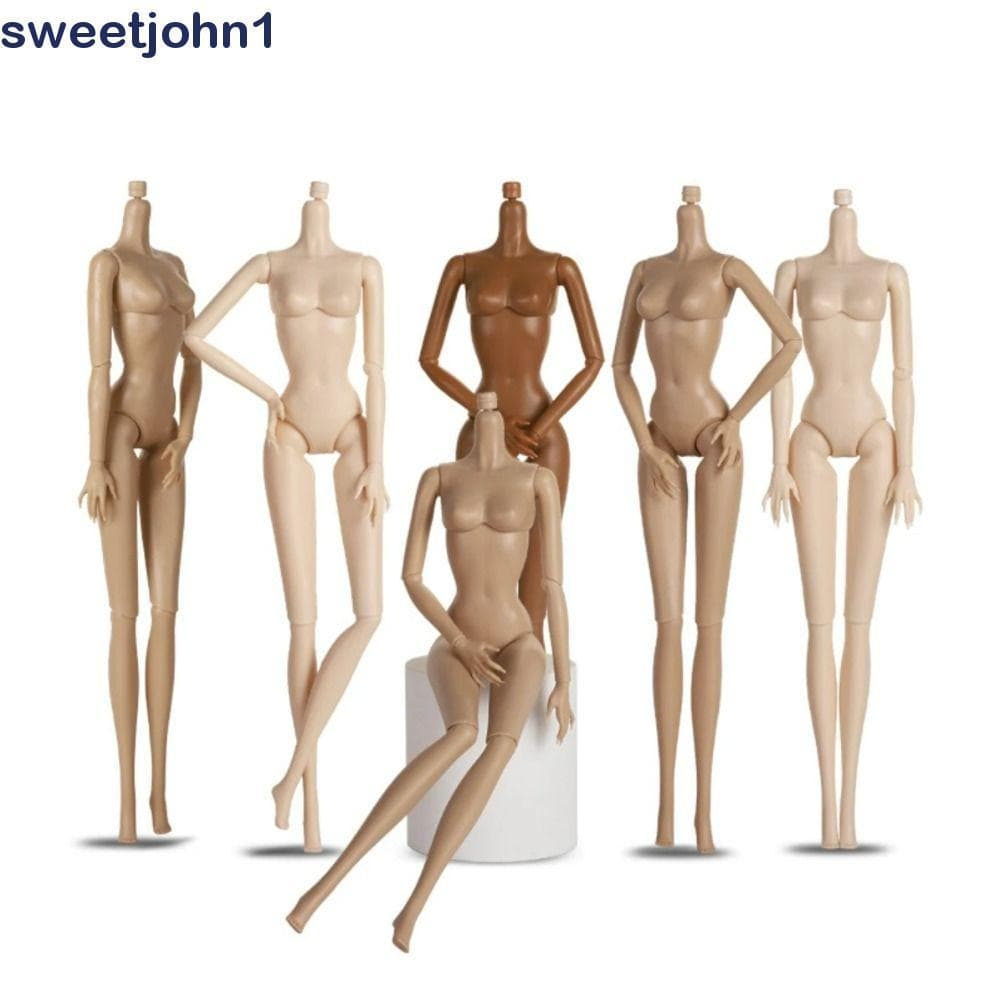 SWEETJOHN1 Bonecas BJD Nuas Articuladas , Boneca Super Modelo Móvel 1/6 , Corpo De Figura Corporal De Substituição