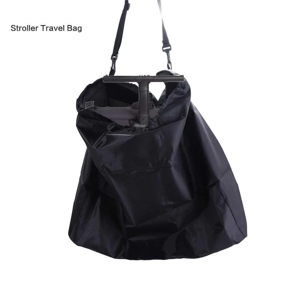 Bolsa De Viagem Para Carrinho De Bebê , Universal , Preta , Leve , Armazenamento , Organizador De