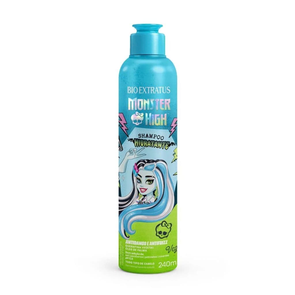 Shampoo Hidratante Monster High 240ml Bio Extratus