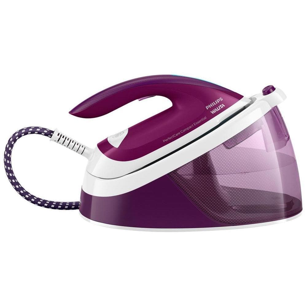 Ferro de Passar Roupa a Vapor e a Seco Philips Walita Compact Essential PerfectCare Branco e Roxo GC6842/32