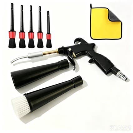 Pistola de limpeza interior ferramenta rega pode poeira motor do carro interior do carro Spray Tornado Kit limpeza do ca