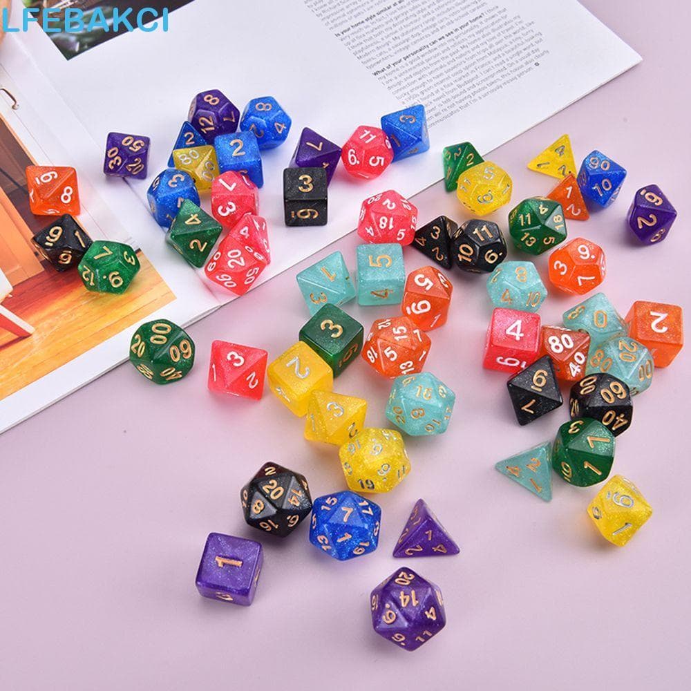  Star Shine Dice Set Brinquedo Glitter Jogo Brinquedos Jogando Jogos De Tabuleiro Desktop Festa Em Família Gal