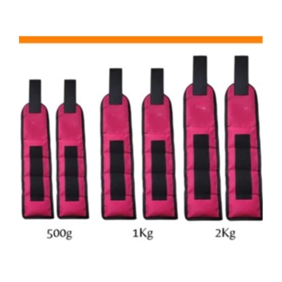 KIT Caneleira de Peso Rosa unidade de 500g + 1Kg + 2Kg Treino/Exercício/Academia/Crossfit/Fitness/Musculação - Promoção!