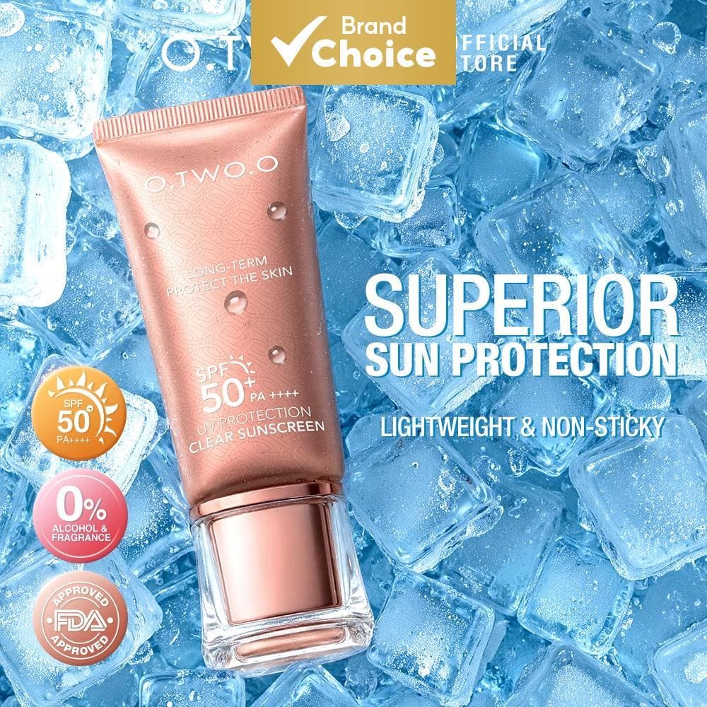 O.TWO.O Protetor Solar FPS 50 PA++++ Leve Controle de Oleosidade Proteção Solar Superior Sem Gruda