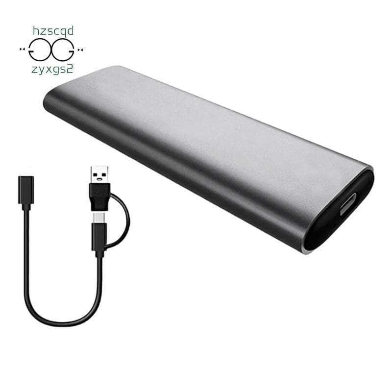2 Em 1 M2 SSD Caso NVME SATA Protocolo Duplo Gabinete 10Gbps USB C Externo Suporta M E B + Chaves OA