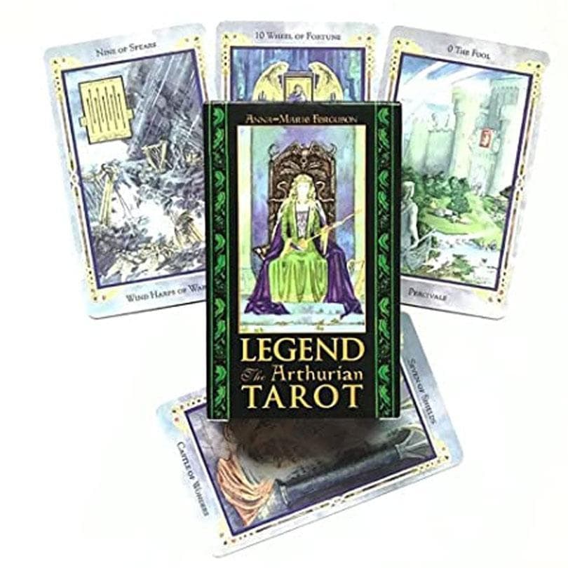 Lenda Rei Arthurian Tarô Jogo De Tabuleiro Festa De Família Jogando Cartas Baralho Mesa Adivinhação Data O Arthian