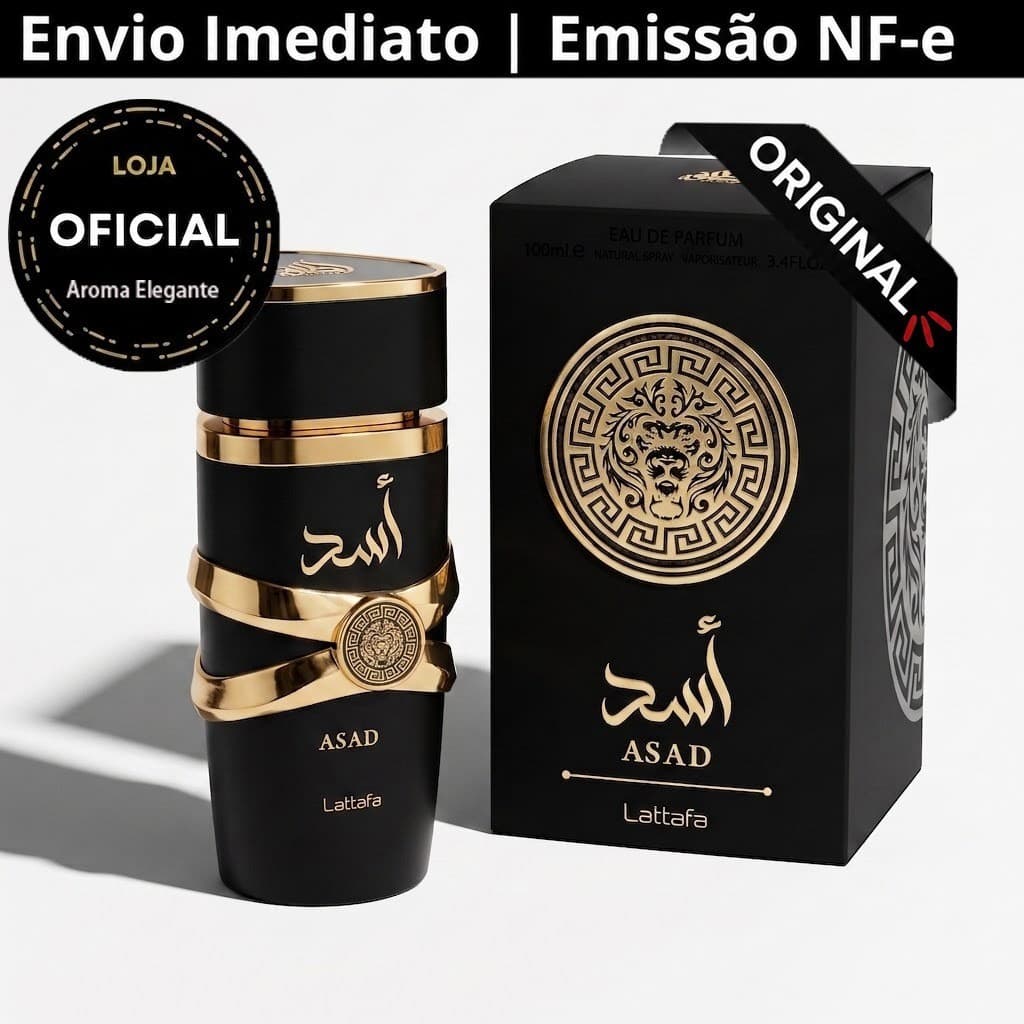 Perfume Arabe Asad 100ml EDP Masculino Importado Original Longa Duração