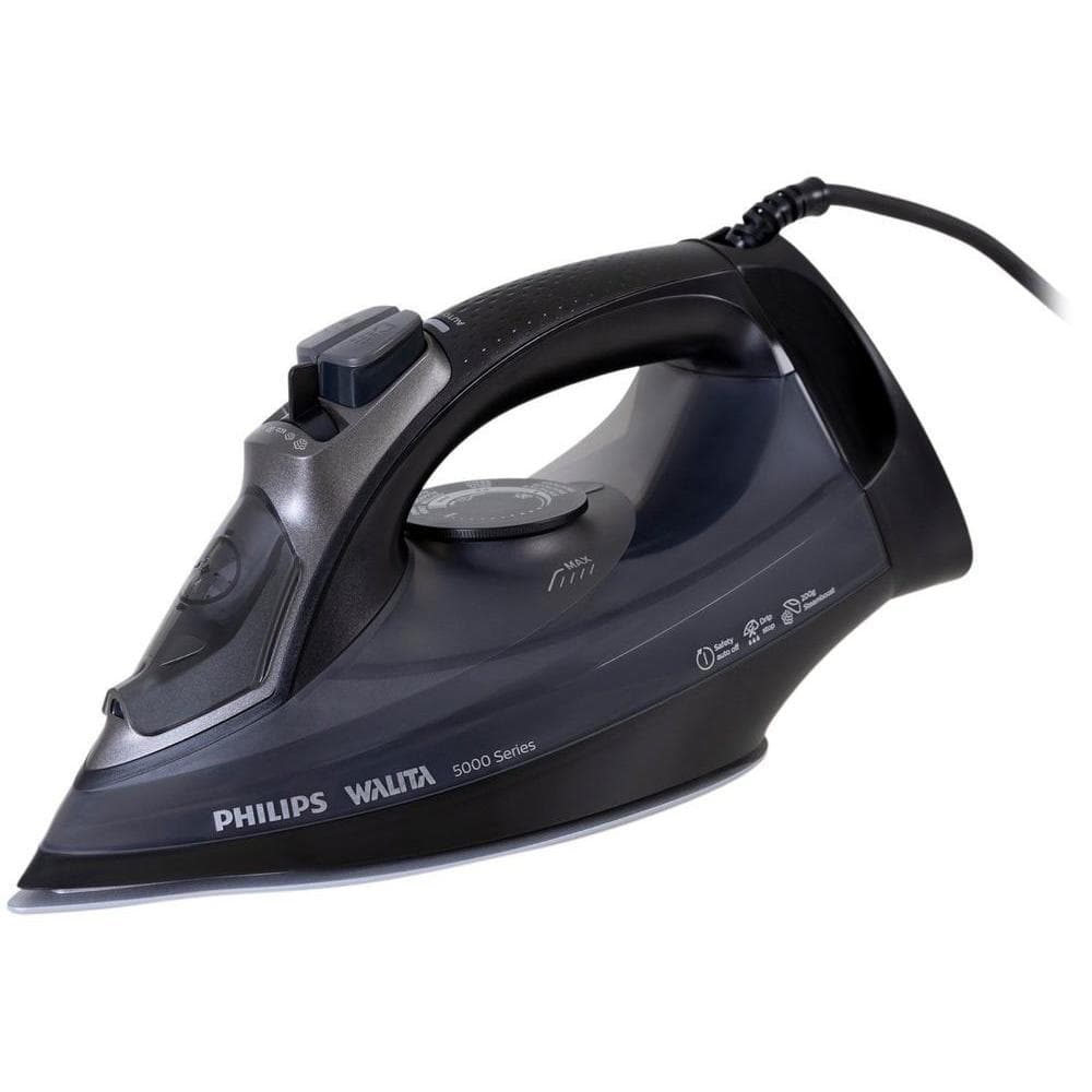 Ferro de Passar Roupa a Vapor Philips 5000 Series DST5040 Preto