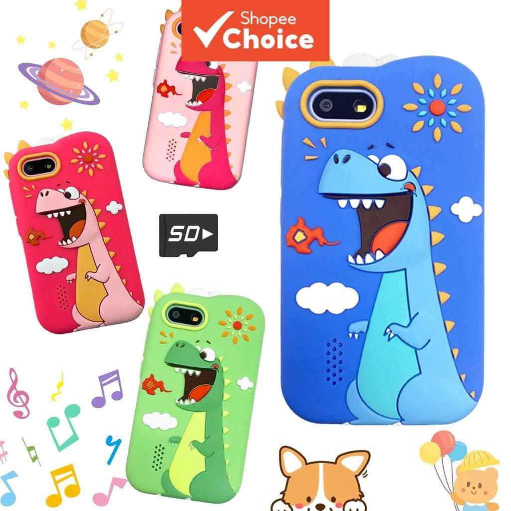Brinquedos para Crianças Telefone Inteligente, Telefone Brinquedo Educativo com Tela HD de 2,8 polegadas, Câmeras