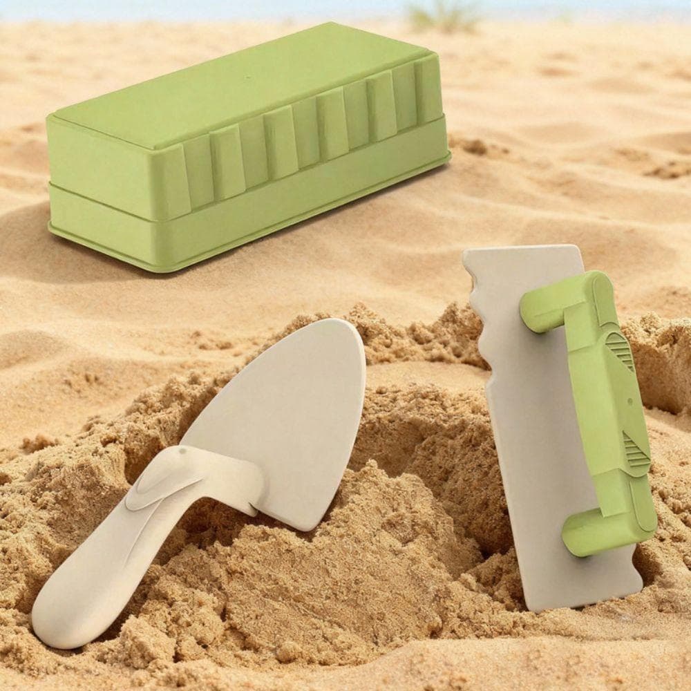 3 Pçs Ferramenta De Escavação De Pá , Conjunto De Ferramentas De Praia De Construção De Castelo De Caixa De Areia , Cria