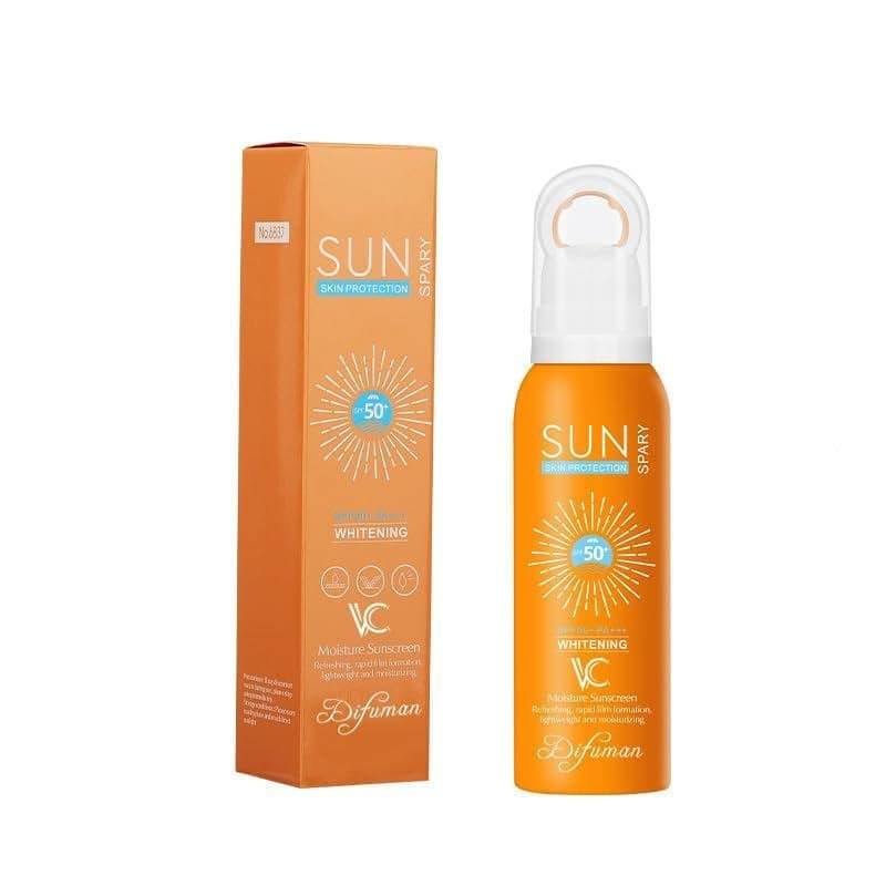 Protetor Solar DiFuManSafeSPF50,360 ° Protetor solar com efeito de neblina, protetor solar refrescante e não oleoso 7S3X