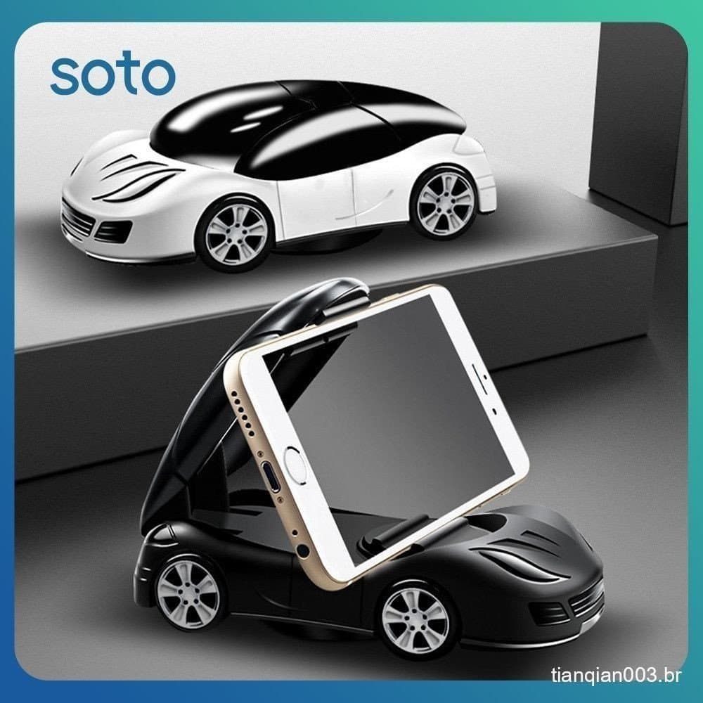 Suporte de Telefone para Carro Modelo Soto, Suporte de Telefone para Navegação, Decoração Criativa, Modelo de Carro XCLM