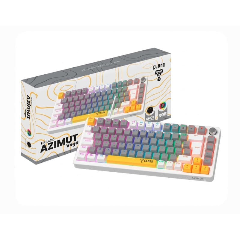 Teclado Mecânico Gamer 75% Clanm Azimut