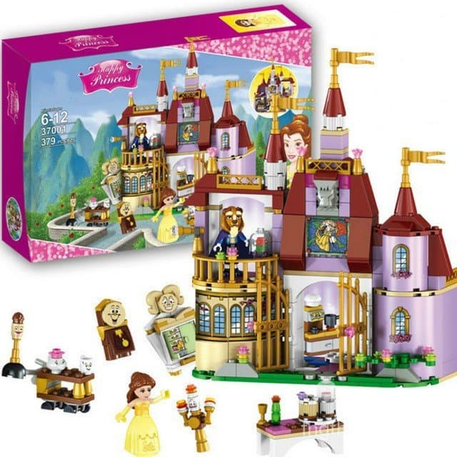Lego 10565 A Bela e a Fera, Castelo Encantado da Princesa Belle, Blocos de Montar, Brinquedos para Crianças, Presente