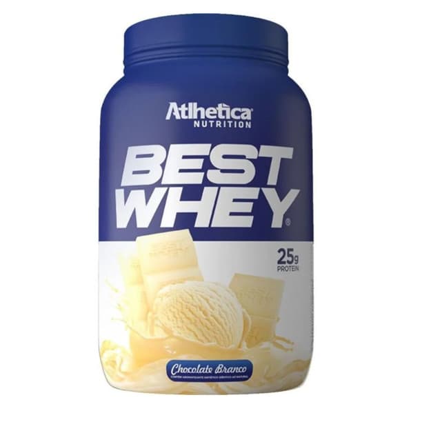Best Whey Protein Chocolate Branco 900g Atlhetica