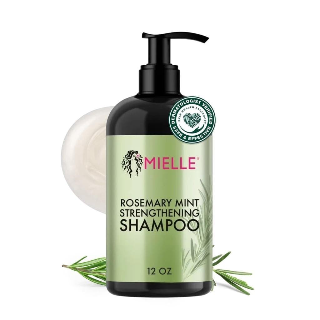 Shampoo Fortificante para Cabelo com Biotina e Alecrim da Mielle Organics - Shampoo Hidratante para Homens e Mulheres, L