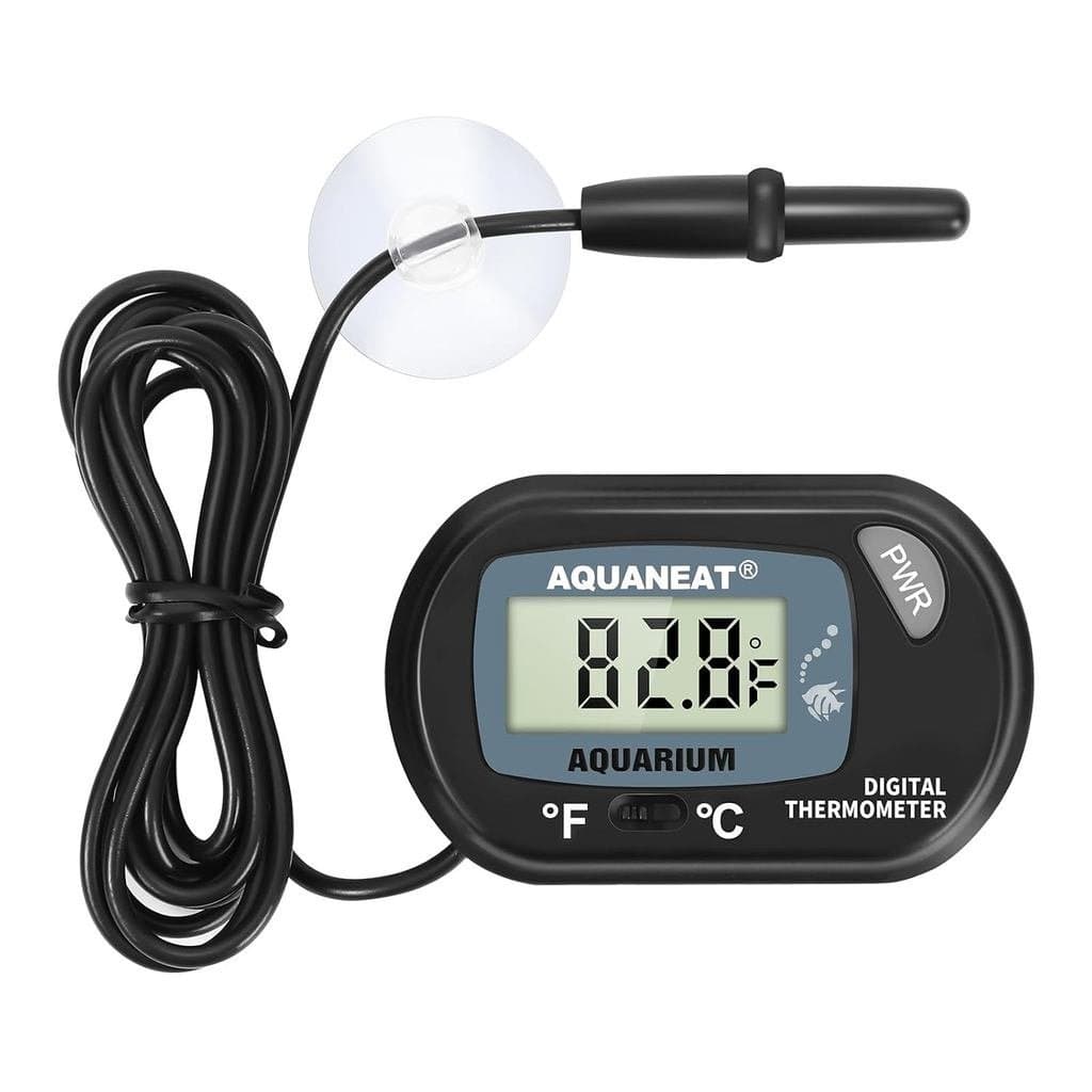Termômetro para Aquário AQUANEAT, Termômetro para Tanque de Peixes, Medidor Digital de Temperatura, com Grande Display L