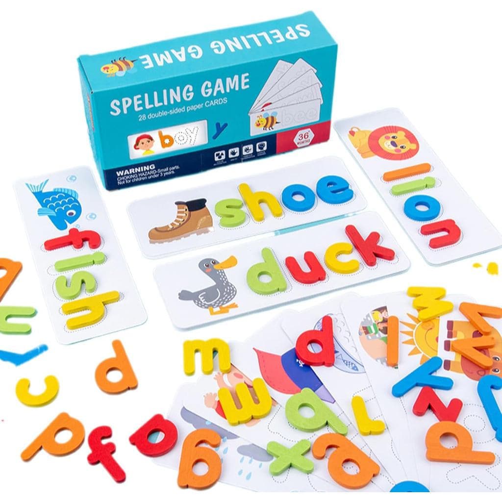 Adorável Alfabeto Quebra-Cabeça Brinquedo Aprendizagem Brinquedos Educativos Feitiço Carta Jogo De Correspondência Para