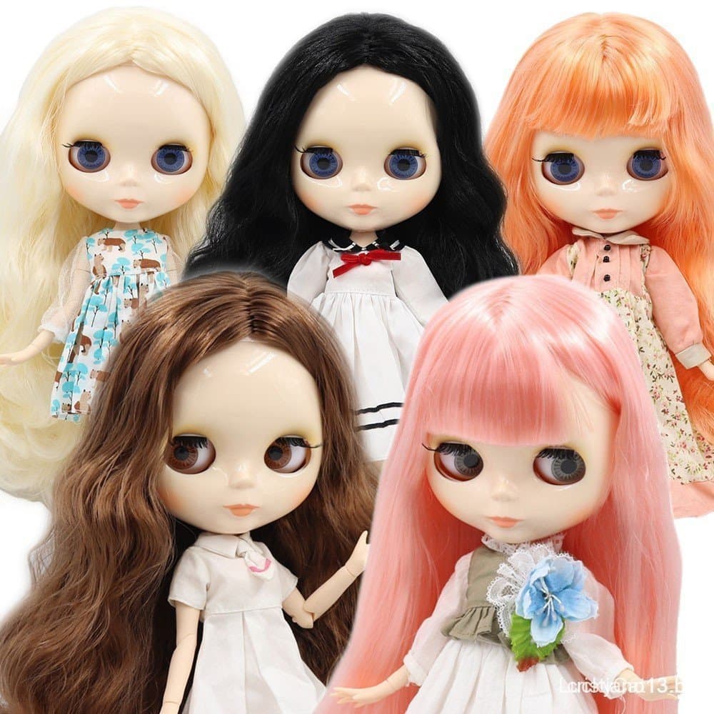 Boneca Blythe N.º 3 Bonecas BJD Articuladas com Pele Branca Brilhante, Tamanho 1/6, Preço Especial, 1/4 BJD, Pulip, Jory