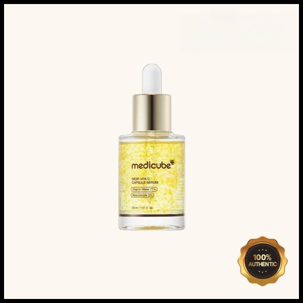 Sérum Facial Medicube Deep Vita C Capsule Serum 30ml Antioxidante Iluminador com Vitamina C Pura