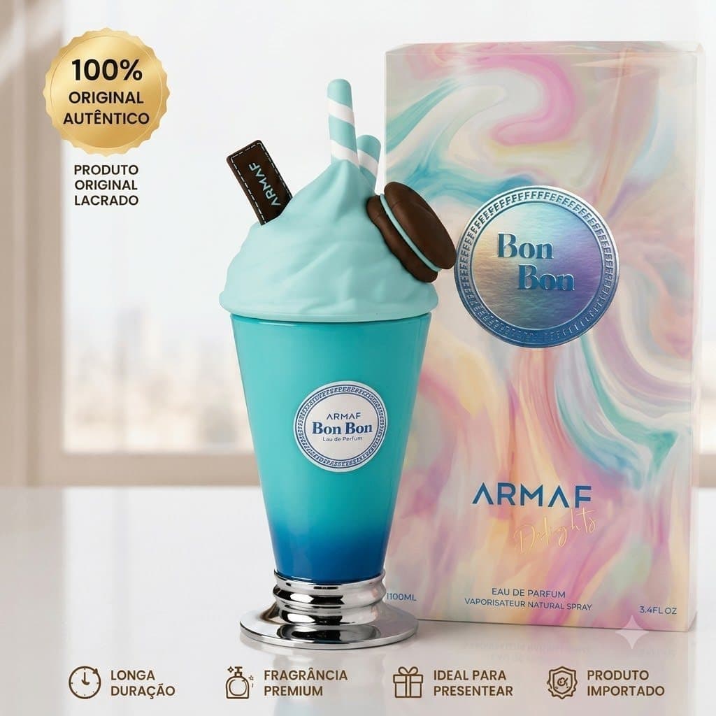 Perfume Feminino ARMAF Bon Bon Eau de Parfum 100ml Original Importado Lacrado Fragrância Doce Gourmand Longa Duração