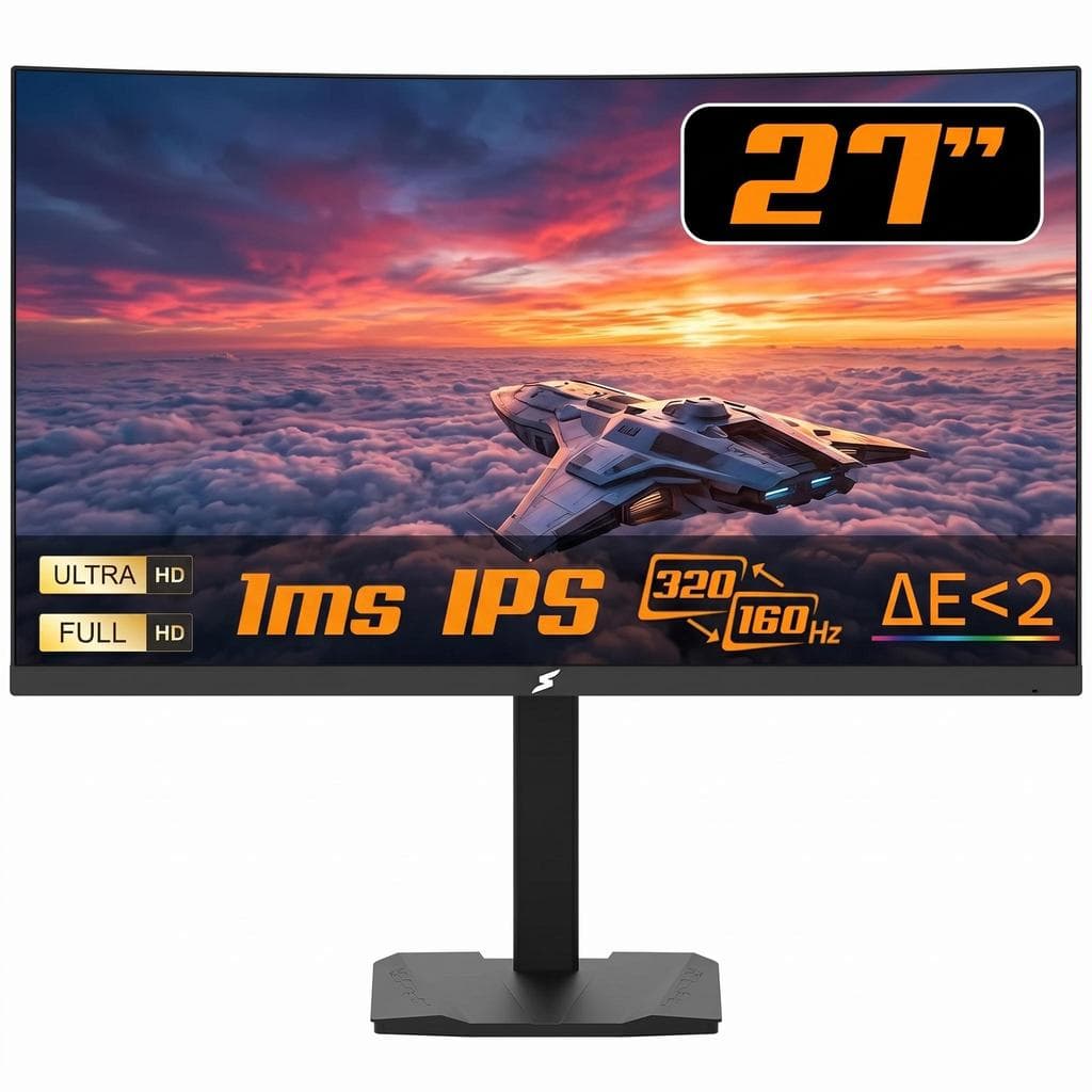 Monitor Gamer SuperFrame Ace Pro, 27 Pol, Dual Mode, 4K Ultra HD 160Hz / Full HD 320Hz, IPS, 1ms, SF-MN-ACE27DLSIF2A