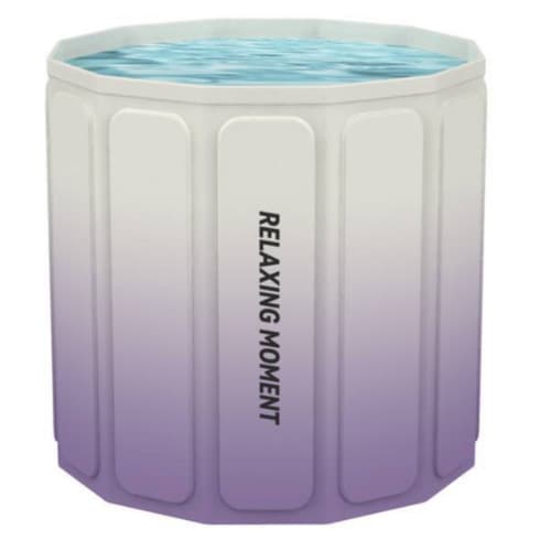 Banheira Portatil Dobrável PVC Compacta Facil Armazenar Banho Bebes Banheira Casa
