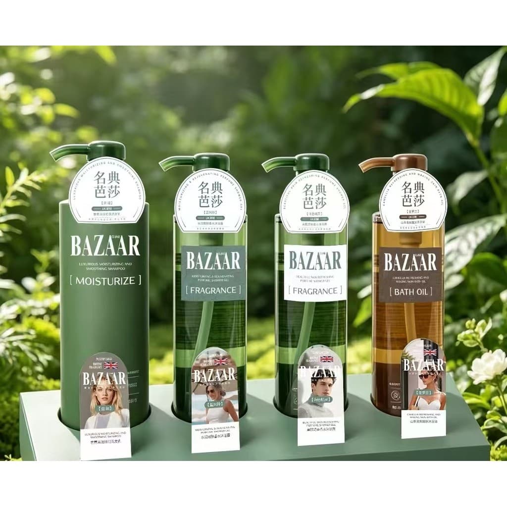 Extrato Natural de luxo nutritivo hidratante suave Shampoo hidratante pele calmante Perfume Gel de banho camélia refresc