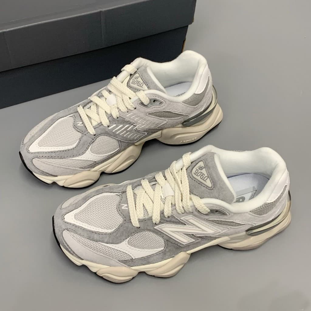 Tênis 9060 estilo "dad shoes", estilo "pequeno pé de elefante", tênis esportivos masculinos e femininos, tênis de corrid