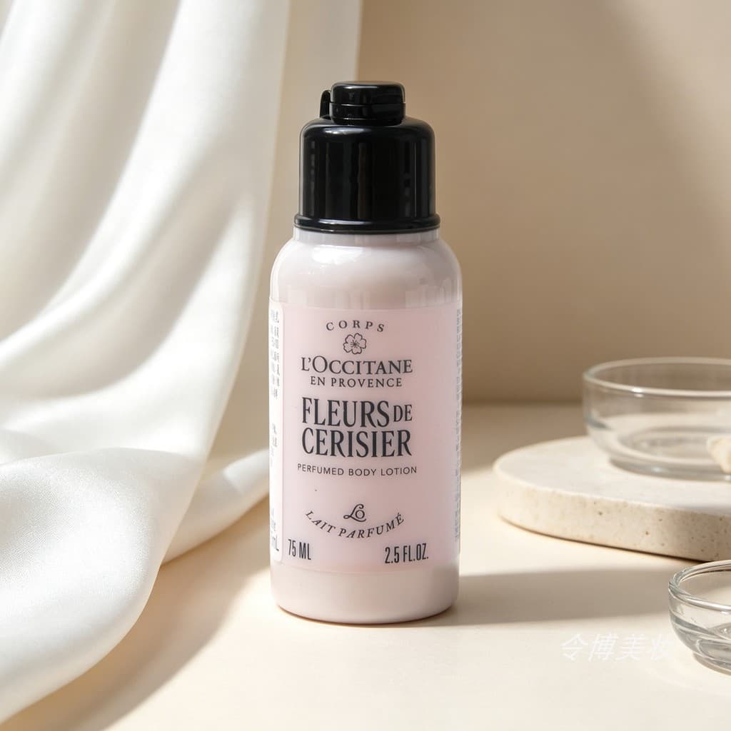 28 de janeiro L'Occitane Sweet Cherry Blossom Fragrance Loção Corporal 75ml Loção Corporal Hidratante Hidratante