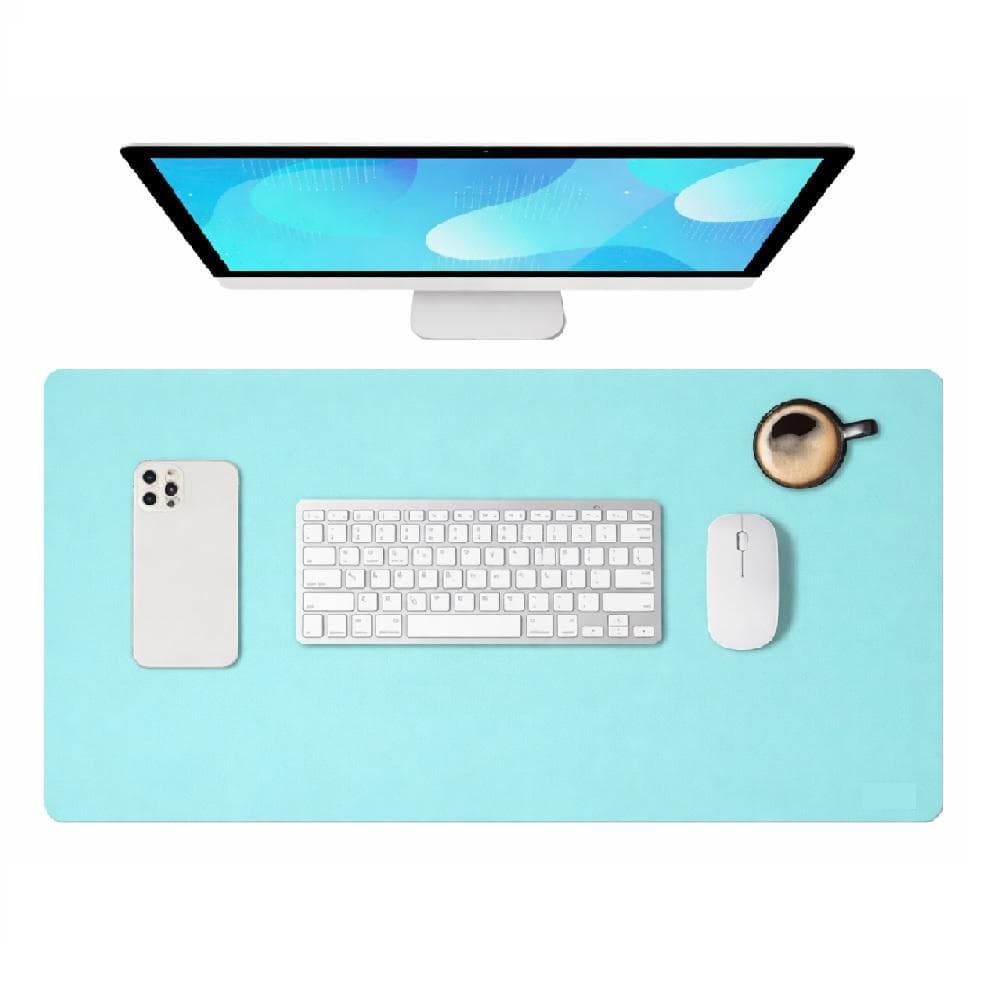 MOUSE PAD 30X60 AZUL GAMER DESKPAD GRANDE ESCRITÓRIO ANTIDERRAPANTE TECLADO NOTEBOOK MESA MULTIUSO