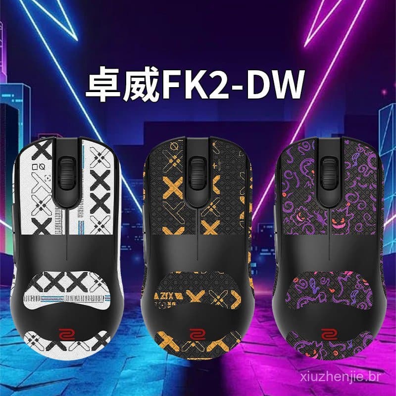 Novo adesivo antiderrapante para mouse sem fio ZOWIE FK2-DW, adesivo para mouse FK2-DW, adesivo antitranspirante para pé
