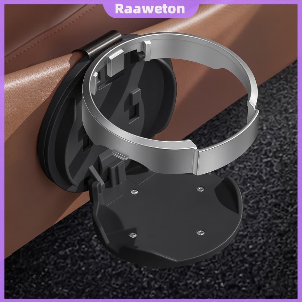Suporte De Copo Dobrável Para Porta De Carro , Anel Ajustável , Sem Adesivo , ABS Multicolorido [Raaaweton.br]