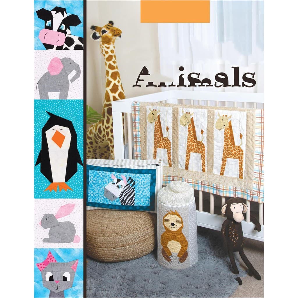 Patchwork feito à mão bonito infantil patchwork padrão Design tecido Animal fofo
