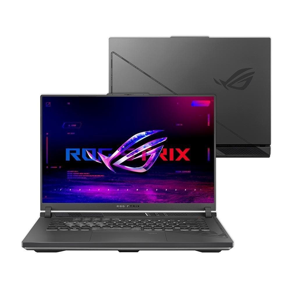 Notebook Gamer ASUS Rog Strix G16 Intel Core I7, 8gb Ram, GeForce Rtx 4050, Ssd 512gb, 16" Fhd, 165hz, KeepOS - N3367