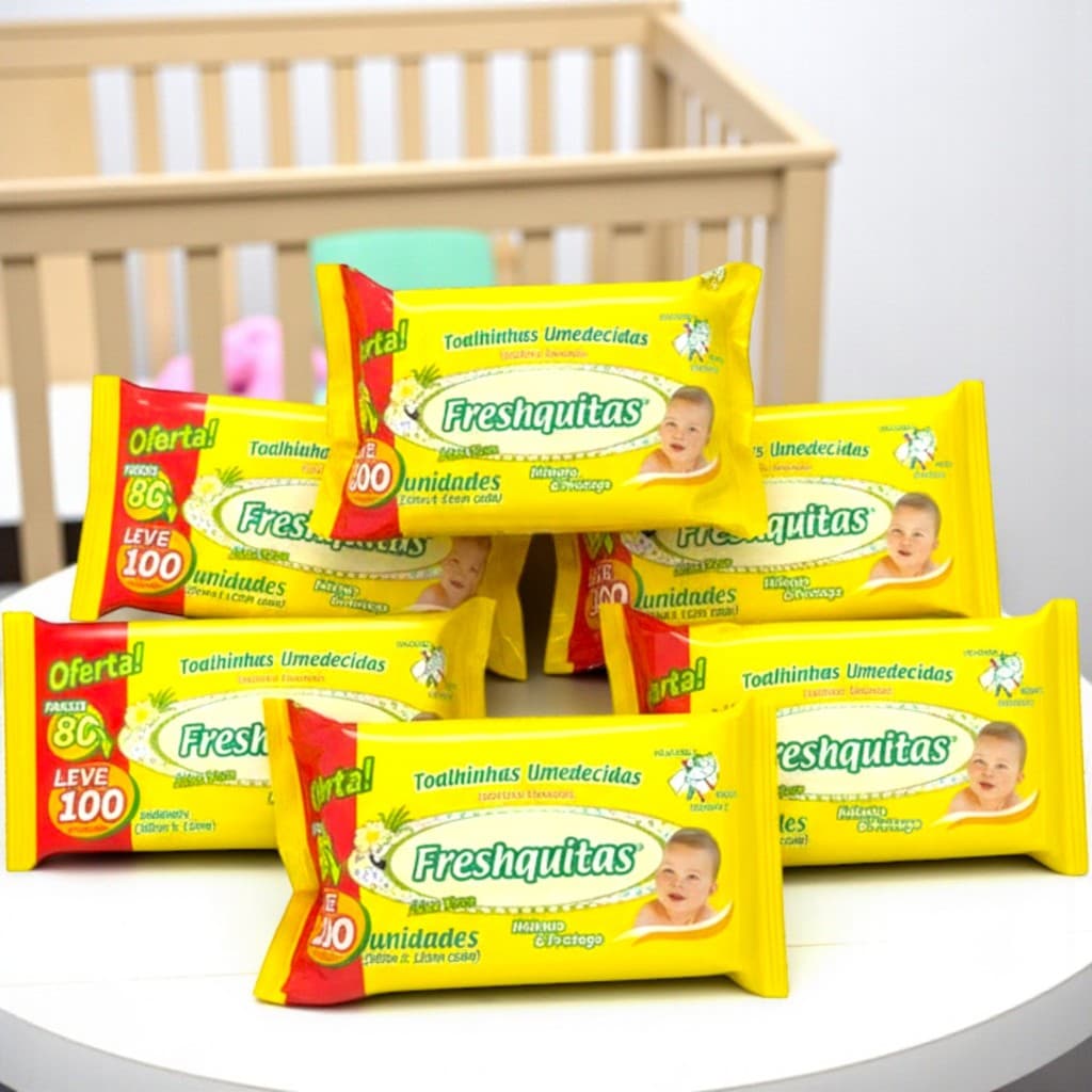 Lenços Umedecidos Mimos Bebe Promoção Pague 80 Leve 100 Toalhas Umedecidas por Pacote