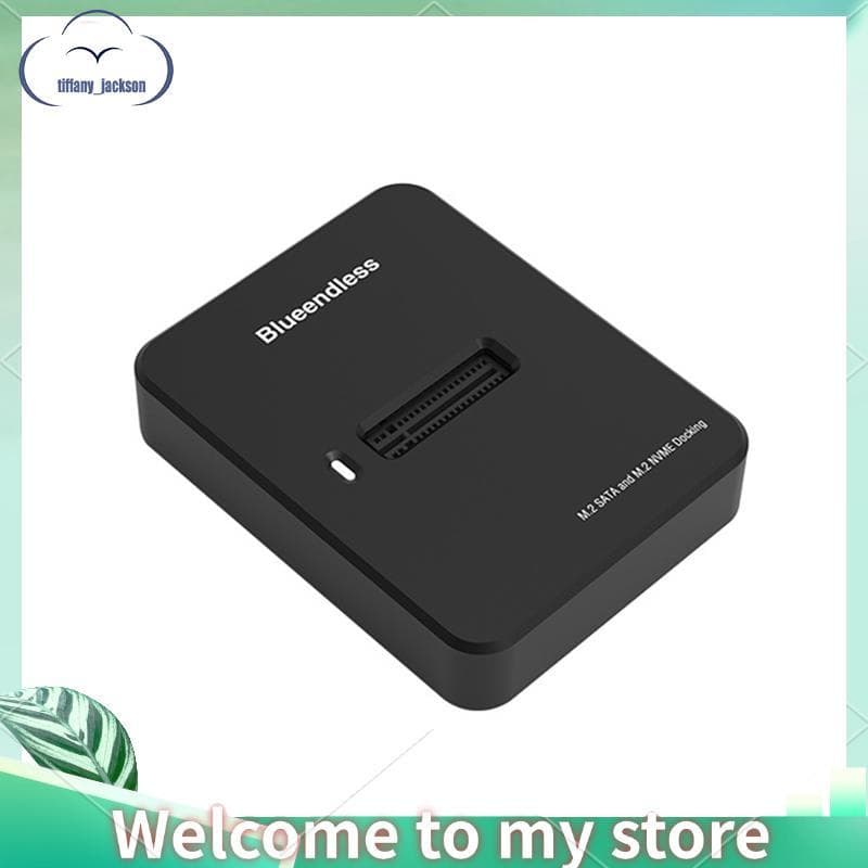 Protocolo Duplo M . 2 NVME SSD Docking Station Base Externa Gabinete De Disco Rígido Leitura On-Line Velocidade De Escri