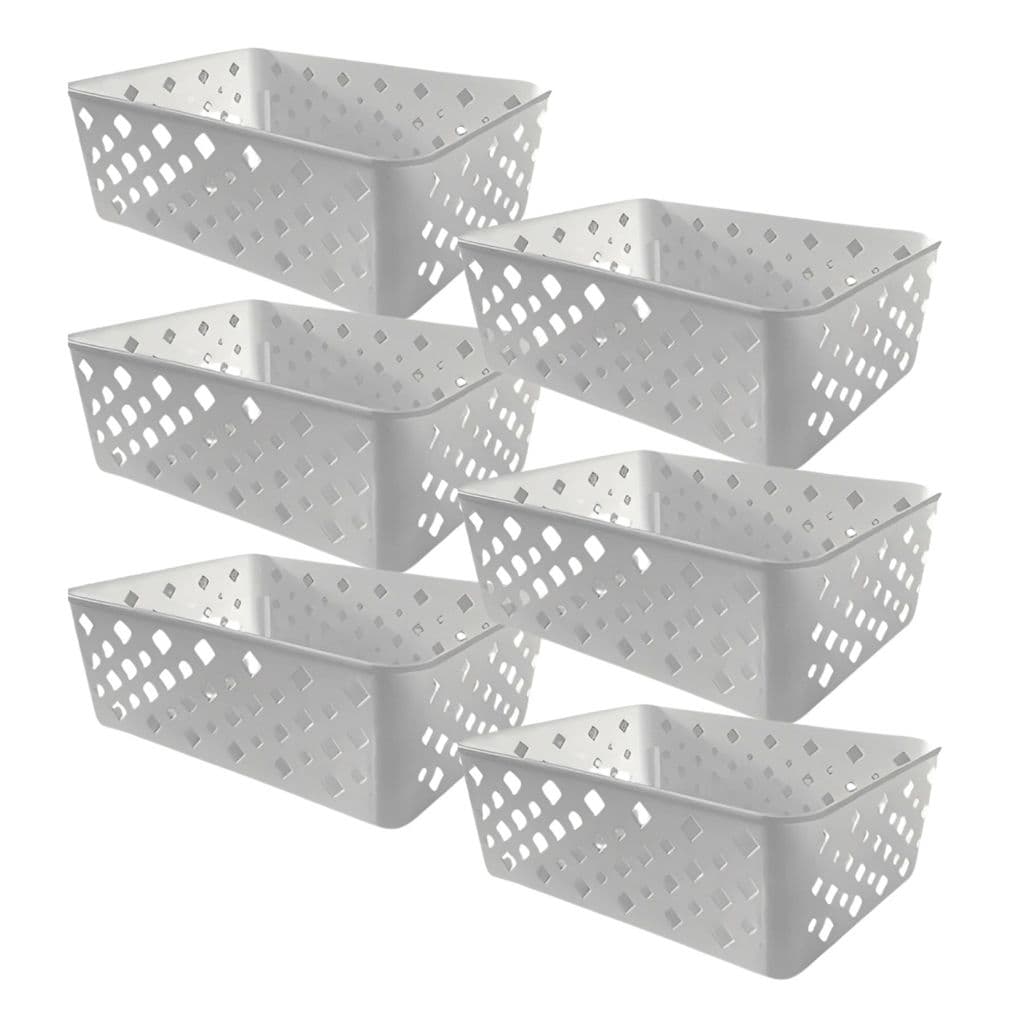 Kit 6/10 Cesto Organizadores Gaveta Empilhável Maquiagem Banheiro Cozinha Multiuso Modular