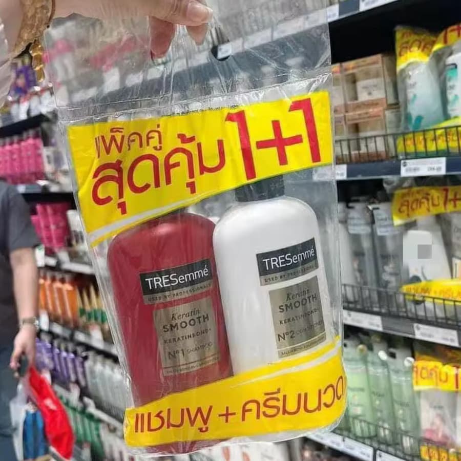 T Tailândia Genuíno TRESemme Cor Sedosa Suave Hidratante Reparação Shampoo Condicionador 370ml Conjunto