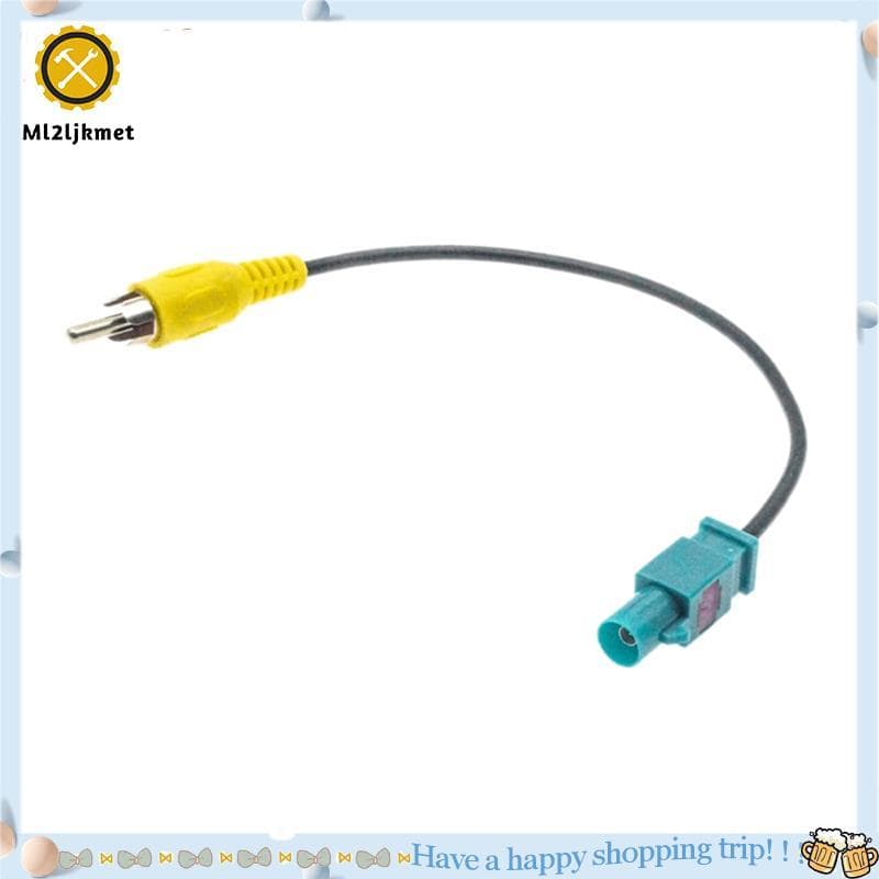 Cabo Adaptador De Câmera De Visão Traseira Fakra Para Conector Linha De Reversão Fio De Conversão Do Carro
